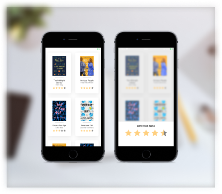 Animated Book Start Rating in React Native